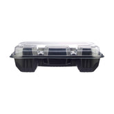 Black Base Compartment Container
